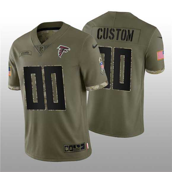 Men's Atlanta Falcons ACTIVE PLAYER Custom 2022 Olive Salute To Service Limited Stitched Jersey,We sell and wholesale Men's Atlanta Falcons ACTIVE PLAYER Custom 2022 Olive Salute To Service Limited Stitched Jersey on line form chian!